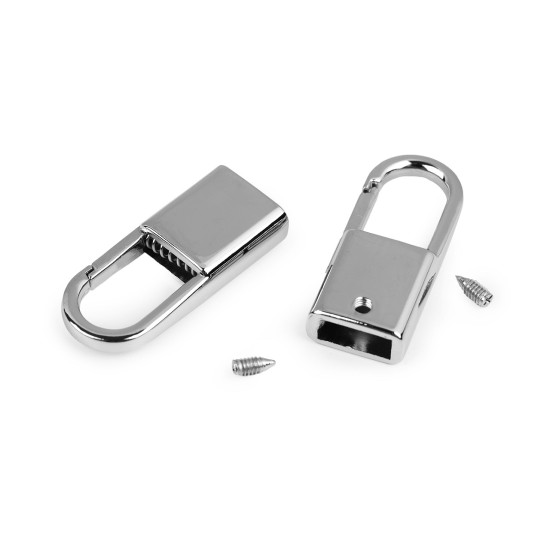 Capăt șnur carabină, lățime 9 mm - Nichel negru (10 Bucăți) Capăt șnur carabină, lățime 9 mm - Nichel negru (10 Bucăți)