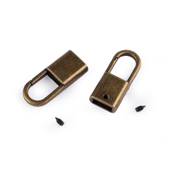 Capăt șnur carabină, lățime 9 mm - Nichel negru (10 Bucăți) Capăt șnur carabină, lățime 9 mm - Nichel negru (10 Bucăți)