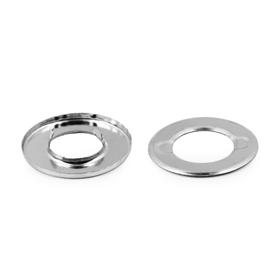 Ocheți metalici, ø12 mm - Nichel (10 Perechi) Ocheți metalici, ø12 mm - Nichel (10 Perechi)