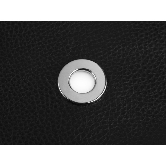 Ocheți metalici, ø12 mm - Nichel (10 Perechi) Ocheți metalici, ø12 mm - Nichel (10 Perechi)