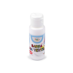 Vopsea textile, 60 ml - Alb (1 Bucată)