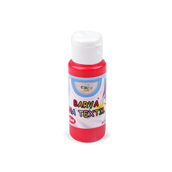 Vopsea textile, 60 ml - Alb (7 Bucăți)
