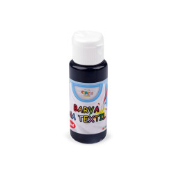 Vopsea textile, 60 ml - Negru (1 Bucată)