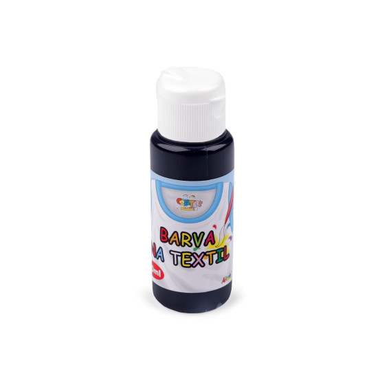 Vopsea textile, 60 ml - Alb (7 Bucăți)