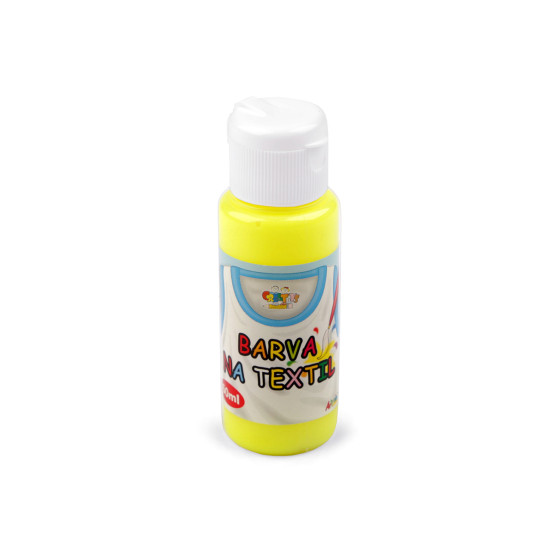 Vopsea textile, 60 ml - Alb (7 Bucăți)