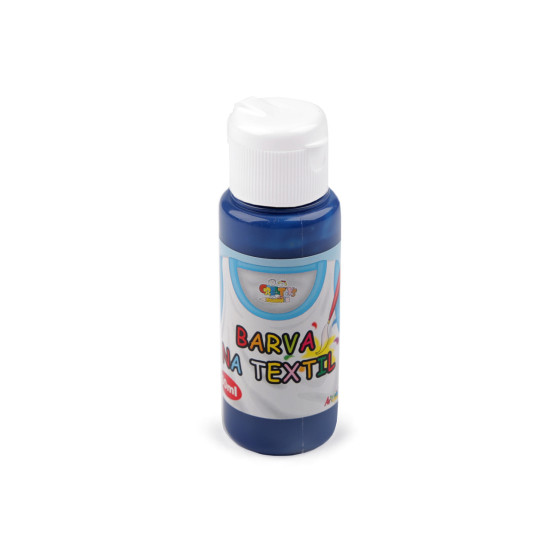 Vopsea textile, 60 ml - Alb (7 Bucăți)