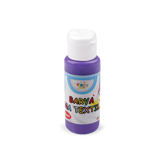 Vopsea textile, 60 ml - Alb (7 Bucăți)