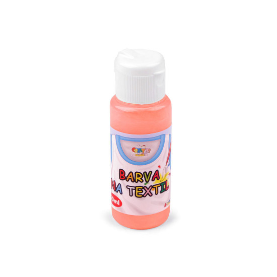 Vopsea textile, 60 ml - Alb (7 Bucăți)