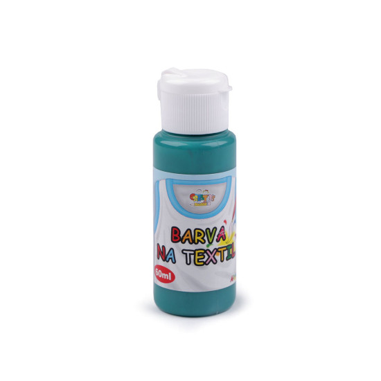 Vopsea textile, 60 ml - Alb (7 Bucăți)