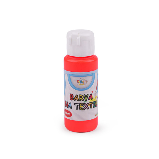 Vopsea textile, 60 ml - Alb (7 Bucăți)