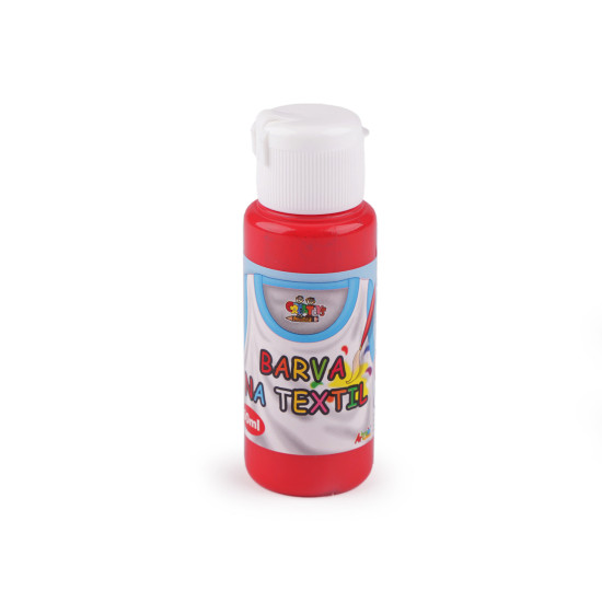 Vopsea textile, 60 ml - Alb (7 Bucăți)