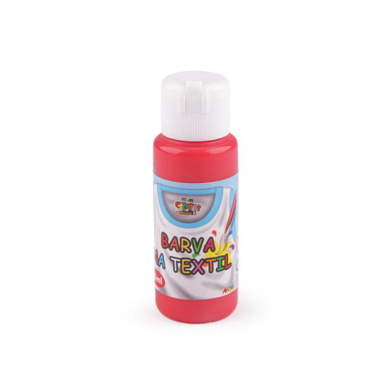 Vopsea textile, 60 ml - Alb (7 Bucăți)