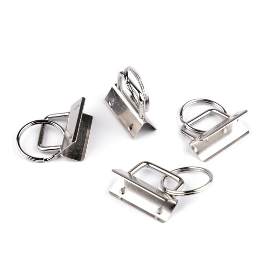 Terminație metalică cu inel, latime 32 mm - Auriu rose (100 Bucăți)