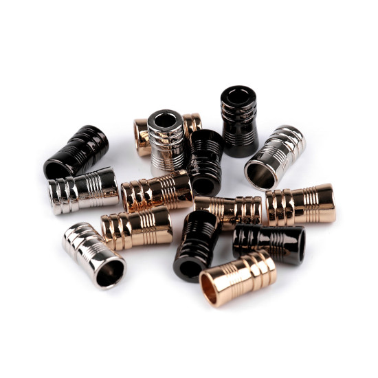 Terminație snur ø5 mm / ornament metalic - Nichel negru (100 Bucăți) Terminație snur ø5 mm / ornament metalic - Nichel negru (100 Bucăți)