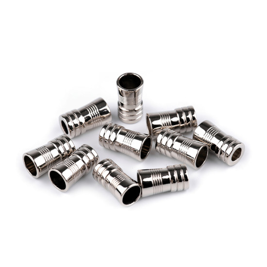 Terminație snur ø5 mm / ornament metalic - Nichel negru (100 Bucăți) Terminație snur ø5 mm / ornament metalic - Nichel negru (100 Bucăți)