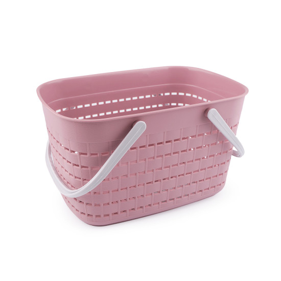 Cos de plastic 18,5x28 cm - Bej deschis (5 Bucăți) Cos de plastic 18,5x28 cm - Bej deschis (5 Bucăți)