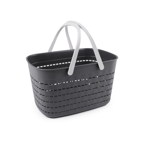 Cos de plastic 18,5x28 cm - Bej deschis (5 Bucăți) Cos de plastic 18,5x28 cm - Bej deschis (5 Bucăți)