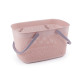 Cos de plastic 18,5x28 cm - Bej deschis (5 Bucăți) Cos de plastic 18,5x28 cm - Bej deschis (5 Bucăți)