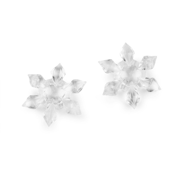 Fulgi de zapada decor ø29 mm - Transparent (300 Bucăți)