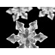 Fulgi de zapada decorativi ø65 mm - Transparent (27 Bucăți)