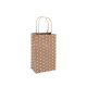 Punga de hartie cu buline 13x21,5 cm - Maro natural (5 Bucăți) Punga de hartie cu buline 13x21,5 cm - Maro natural (5 Bucăți)
