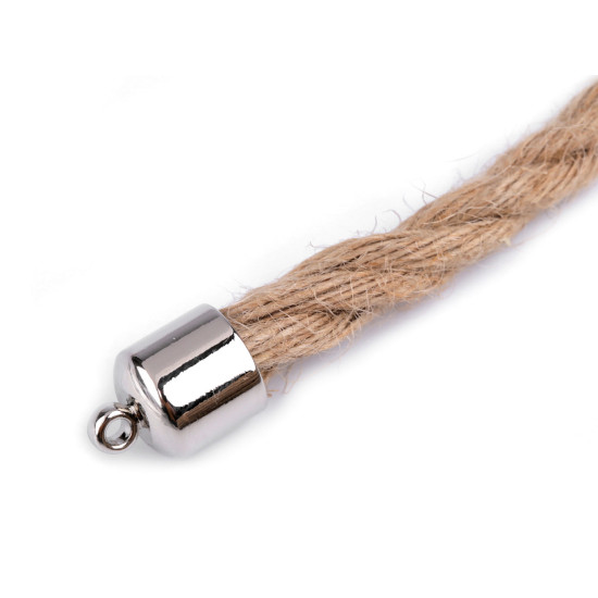 Terminatie metalica snur ø11 mm - Nichel (10 Bucăți)
