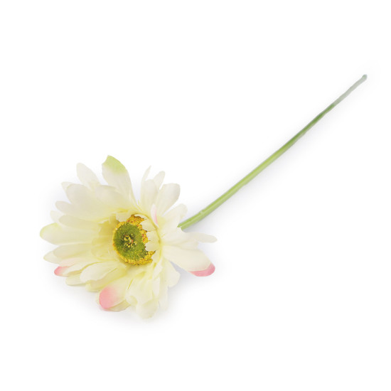 Gerbera artificială - Crem deschis (3 Bucăți)