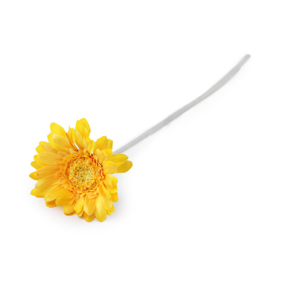 Gerbera artificială - Crem deschis (3 Bucăți)