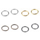 Inel metalic, ø12 mm - Auriu (20 Grame) Inel metalic, ø12 mm - Auriu (20 Grame)