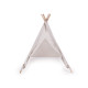 Cort copii teepee 80x80x95 cm - Alb (1 Bucată)