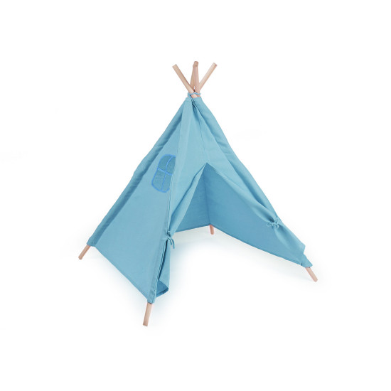 Cort copii teepee 80x80x95 cm - Alb (1 Bucată)