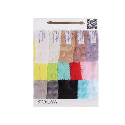 Eșantionare de țesături - minky, pânză, fâș, tricot, catifea, tul, șifon - Conform imaginii (1 Bucată)