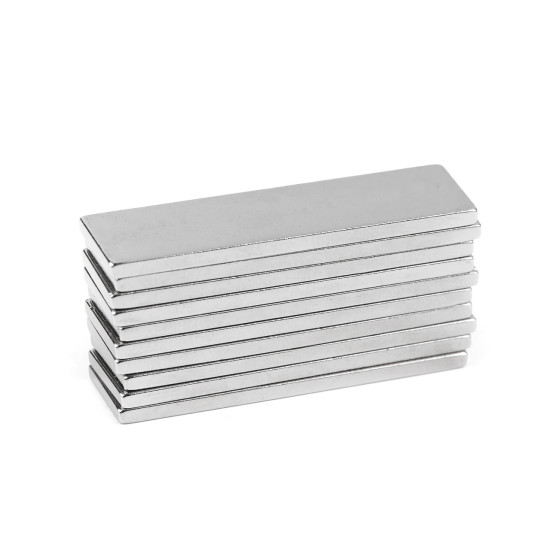 Magnet 10x40 mm - Nichel (10 Bucăți) Magnet 10x40 mm - Nichel (10 Bucăți)
