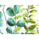 Bumbac imprimat - Verde (10 Metri)