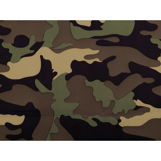 Softshell iarnă camuflaj - Verde (5 Metri)