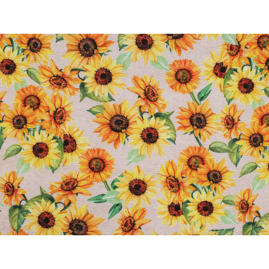 Material decorativ cu motiv floral - Ecru deschis (1 Metru) Material decorativ cu motiv floral - Ecru deschis (1 Metru)