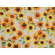 Material decorativ cu motiv floral - Ecru deschis (1 Metru) Material decorativ cu motiv floral - Ecru deschis (1 Metru)