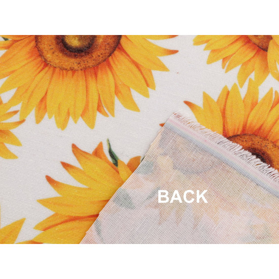 Material decorativ cu motiv floral - Ecru deschis (1 Metru) Material decorativ cu motiv floral - Ecru deschis (1 Metru)