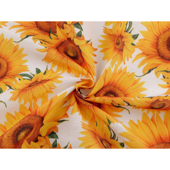 Material decorativ cu motiv floral - Ecru deschis (1 Metru) Material decorativ cu motiv floral - Ecru deschis (1 Metru)