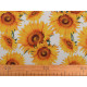 Material decorativ cu motiv floral - Ecru deschis (1 Metru) Material decorativ cu motiv floral - Ecru deschis (1 Metru)