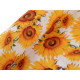Material decorativ cu motiv floral - Ecru deschis (1 Metru) Material decorativ cu motiv floral - Ecru deschis (1 Metru)