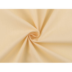 Țesătură bumbac uni, lățime 220 cm - Galben vanilie (1 Metru)