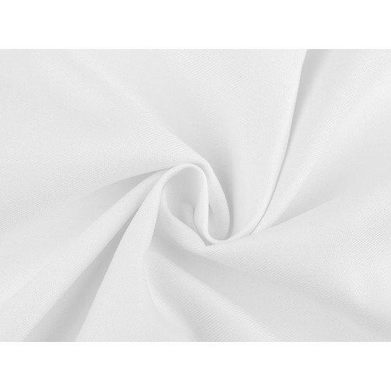 Bumbac uni - Alb (10 Metri) Bumbac uni - Alb (10 Metri)