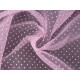Organza cu buline - Galben vanilie (1 Metru)
