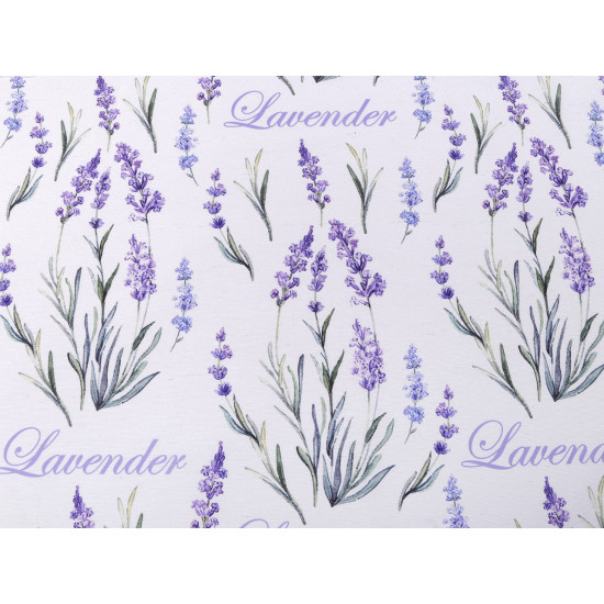 Tesatura decorativa loneta lavanda - Alb (1 Metru) Tesatura decorativa loneta lavanda - Alb (1 Metru)