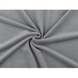 Material de pluș ealstic baby - Gri neutral (1 Metru)