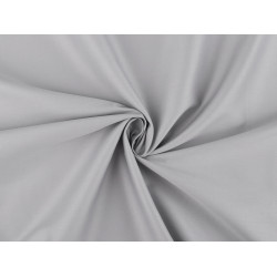 Satin de bumbac, latime 220 cm - Gri neutral (1 Metru)
