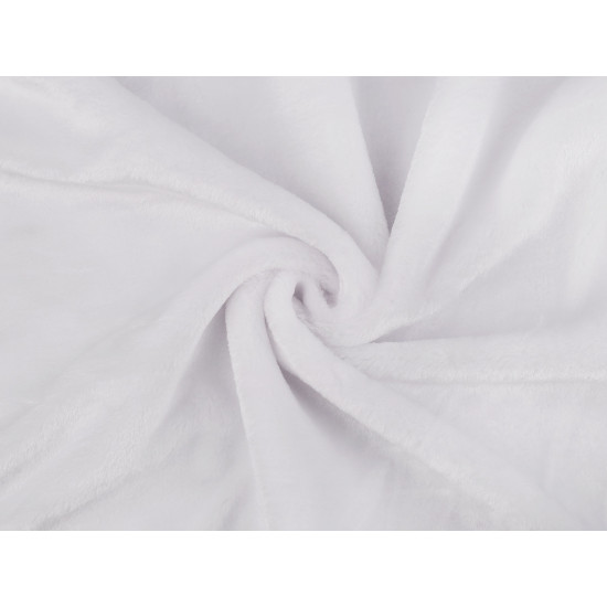 Blană sintetică decorativă ursuleț - Alb (5 Metri)