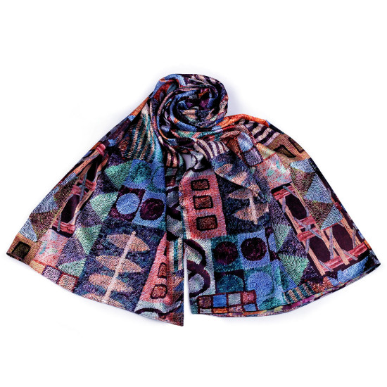 Esarfă satin / 70x165 cm - Multicolor (1 Bucată) Esarfă satin / 70x165 cm - Multicolor (1 Bucată)