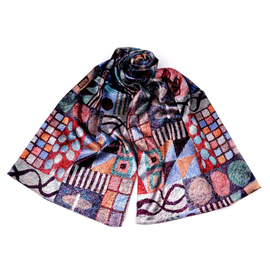 Esarfă satin / 70x165 cm - Multicolor (1 Bucată) Esarfă satin / 70x165 cm - Multicolor (1 Bucată)